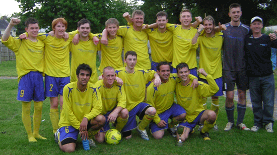 Maesglas Reserves winning Reserves Cup 2006 2007